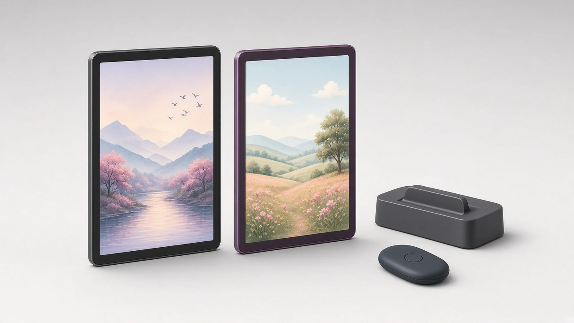 Kindle Colorsoft and Signature Edition with dock and remote
